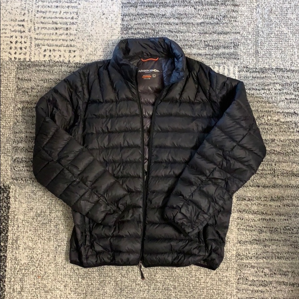 Mens Hawke & Co. Puffer Jacket. Large